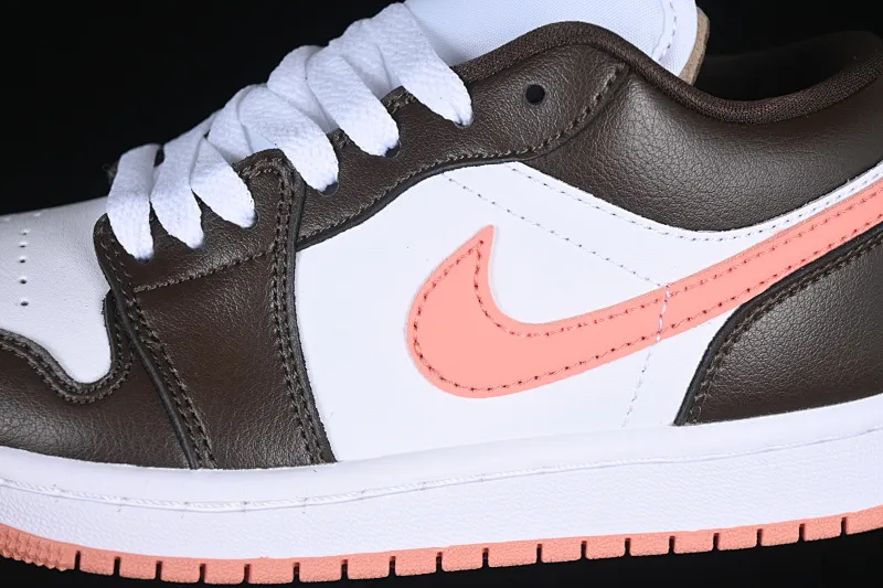 All Categories Air Jordan Jordan Series Basketball Shoes Air Jordan 1 Low Air Jordan 1 Low AJ1 Joe 1 Mocha Pink Low-top Cultural Leisure Sports Shoes DC0774-182